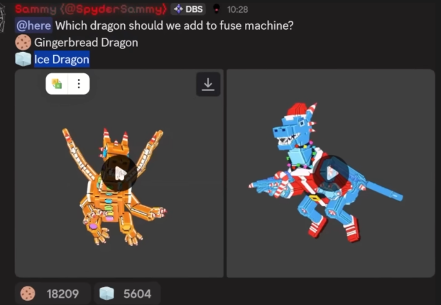 gingerbread dragon poll